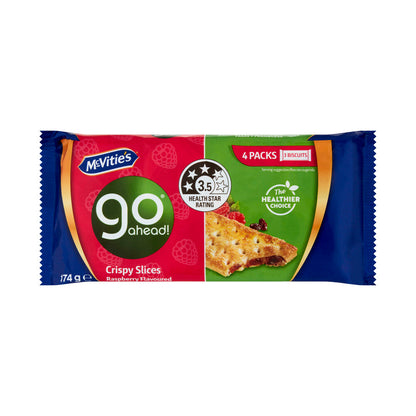 Mcvities Healthier Choice Go Ahead Biscuits Raspberry 4 Pack - 174g