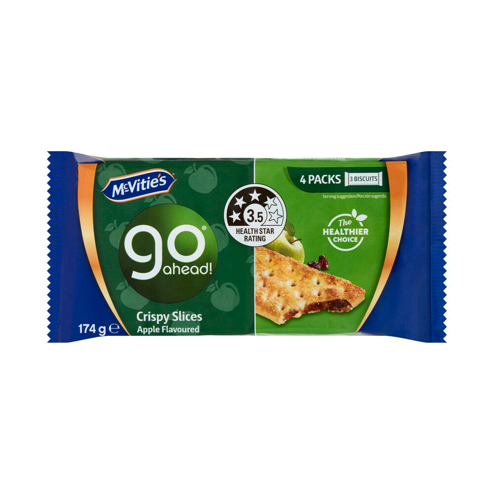 Mcvities Healthier Choice Go Ahead Biscuits Apple 4 Pack - 174g