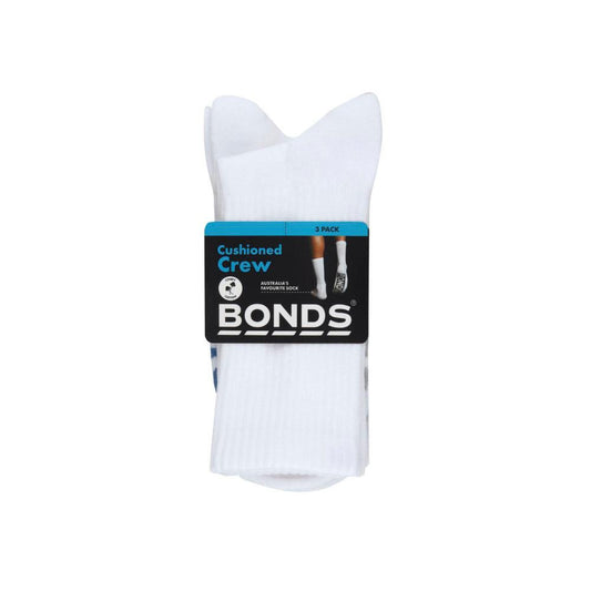 Bonds Mens Logo Crew 6+ - 3 Pack