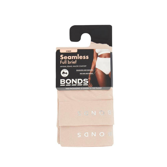 Bonds Womens Seamless Full Brief Size 14 - 2 Pack