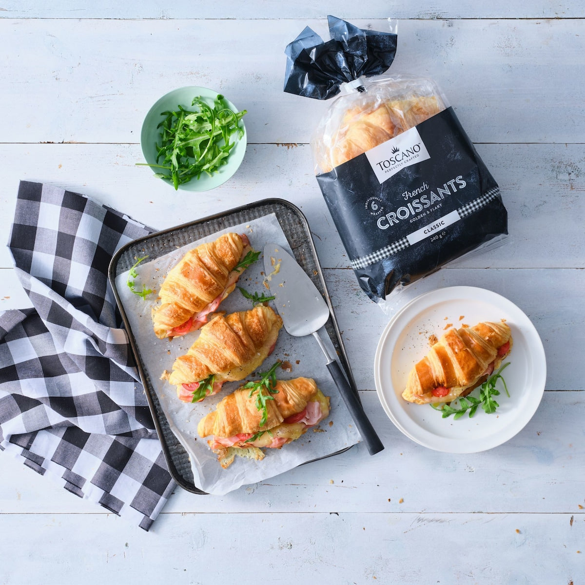 Toscano French Croissants 240g X6 Pack