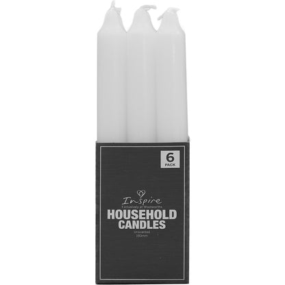 Essentials Candle Submarine Plain 6 Pack