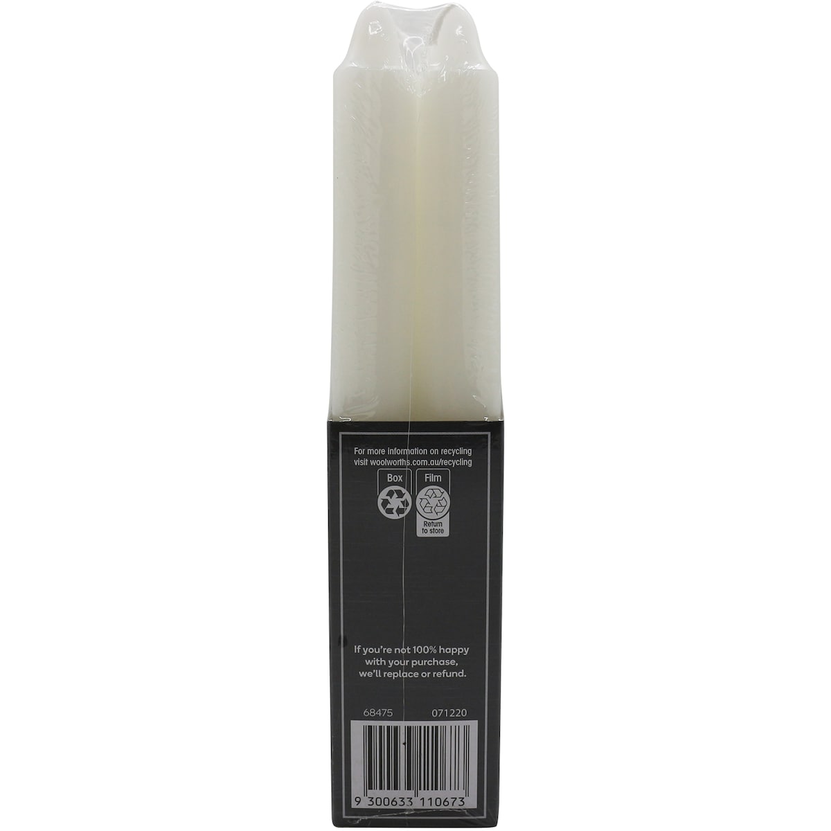 Essentials Candle Submarine Plain 6 Pack