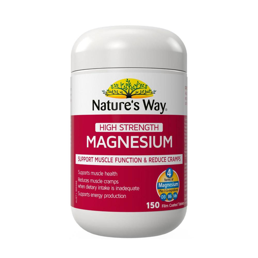 Nature's Way High Strength Magnesium Tablets - 150 pack