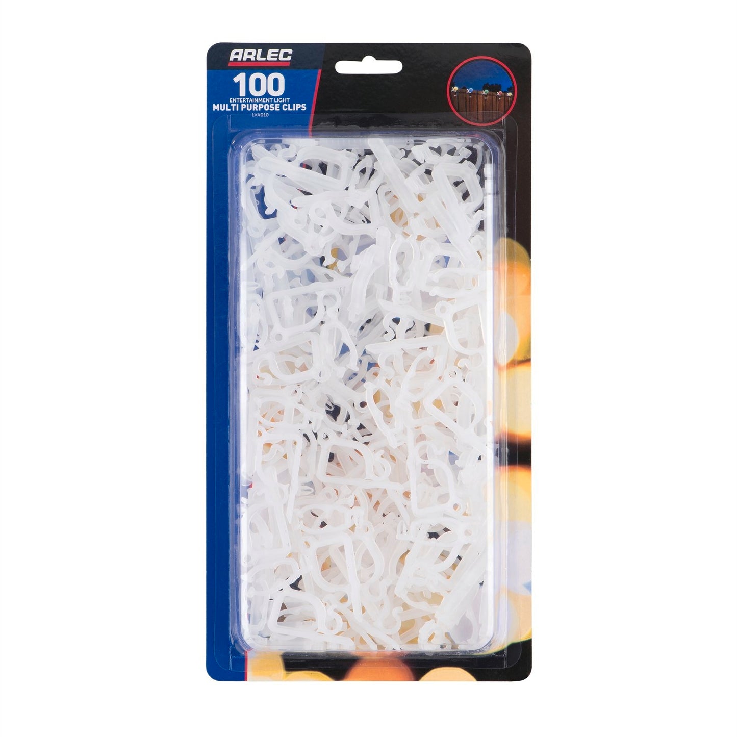 Arlec Multi Purpose Clips - 100 Pack