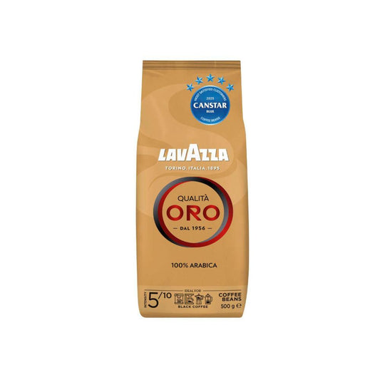 Lavazza Qualita Oro Medium Roast Smooth Coffee Beans - 500g