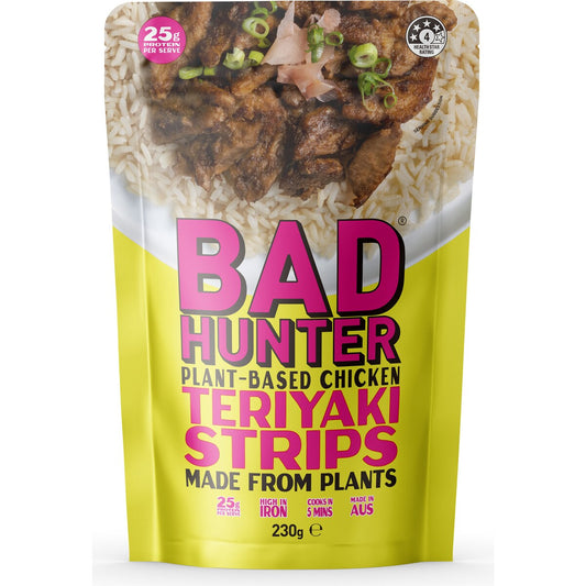 Bad Hunter Plant Based Chicken Teriyaki Strips 230g