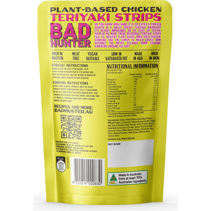 Bad Hunter Plant Based Chicken Teriyaki Strips 230g