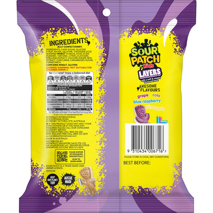 Sour Patch Kids Layers Lollies 190g