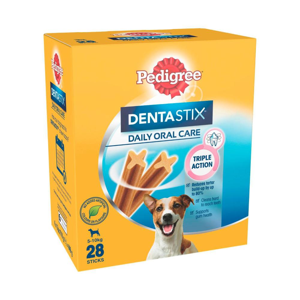 Pedigree Dentastix Small Dog Treats Daily Oral Care Dental Chews - 28 Pack