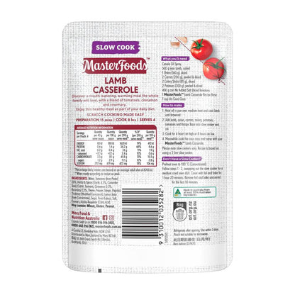 MasterFoods Slow Cooker Lamb Casserole Recipe Base - 175g
