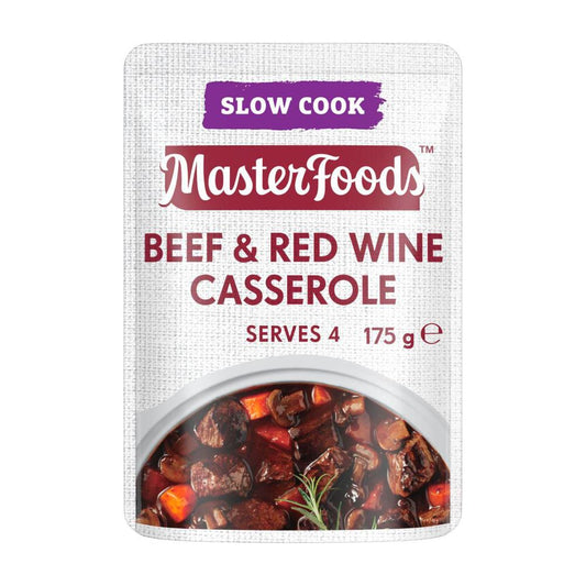 MasterFoods Slow Cooker Beef & Red Wine Casserole Recipe Base - 175g