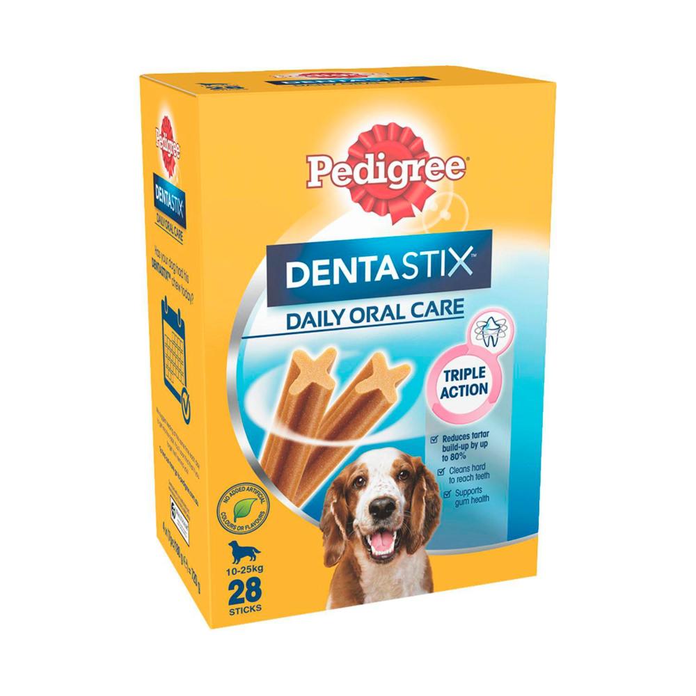 Pedigree Dentastix Medium Dog Treats Daily Oral Care Dental Chews - 28 Pack
