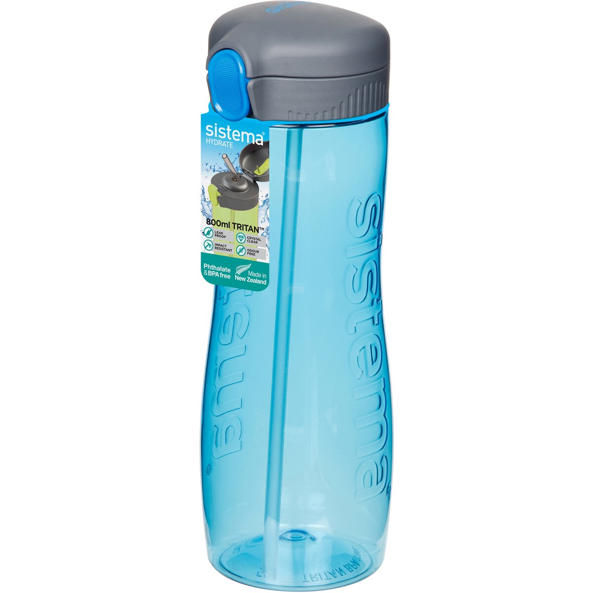 Sistema Bottle Quick Flip Assorted 800ml