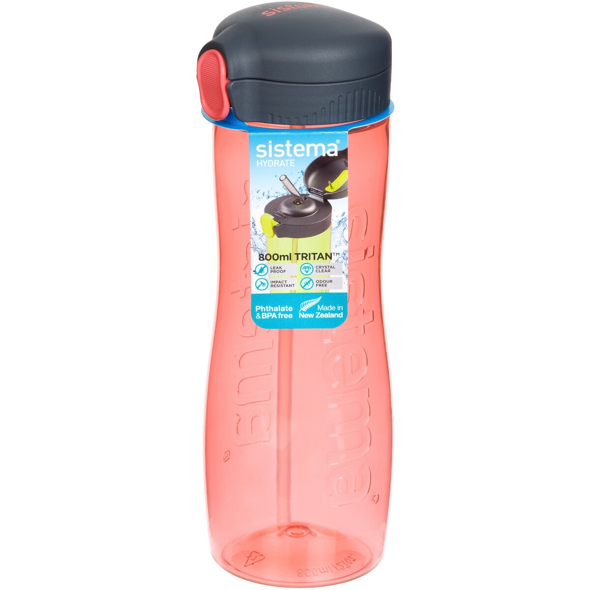 Sistema Bottle Quick Flip Assorted 800ml