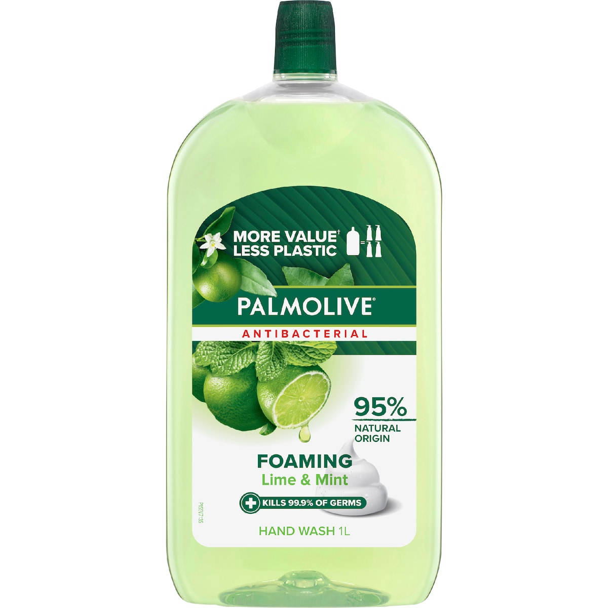 Palmolive Antibacterial Foaming Hand Wash Lime & Mint Refill 1l