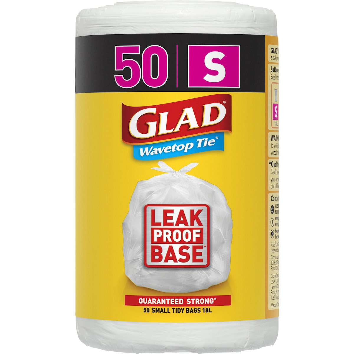 Glad Small Kitchen Tidy Bags 50 pack