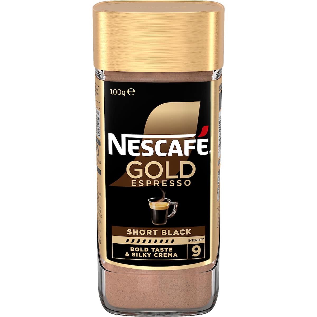 Nescafe Gold Short Black Soluble Instant Coffee 100g
