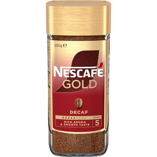 Nescafe Gold Decaf Soluble Instant Coffee 100g