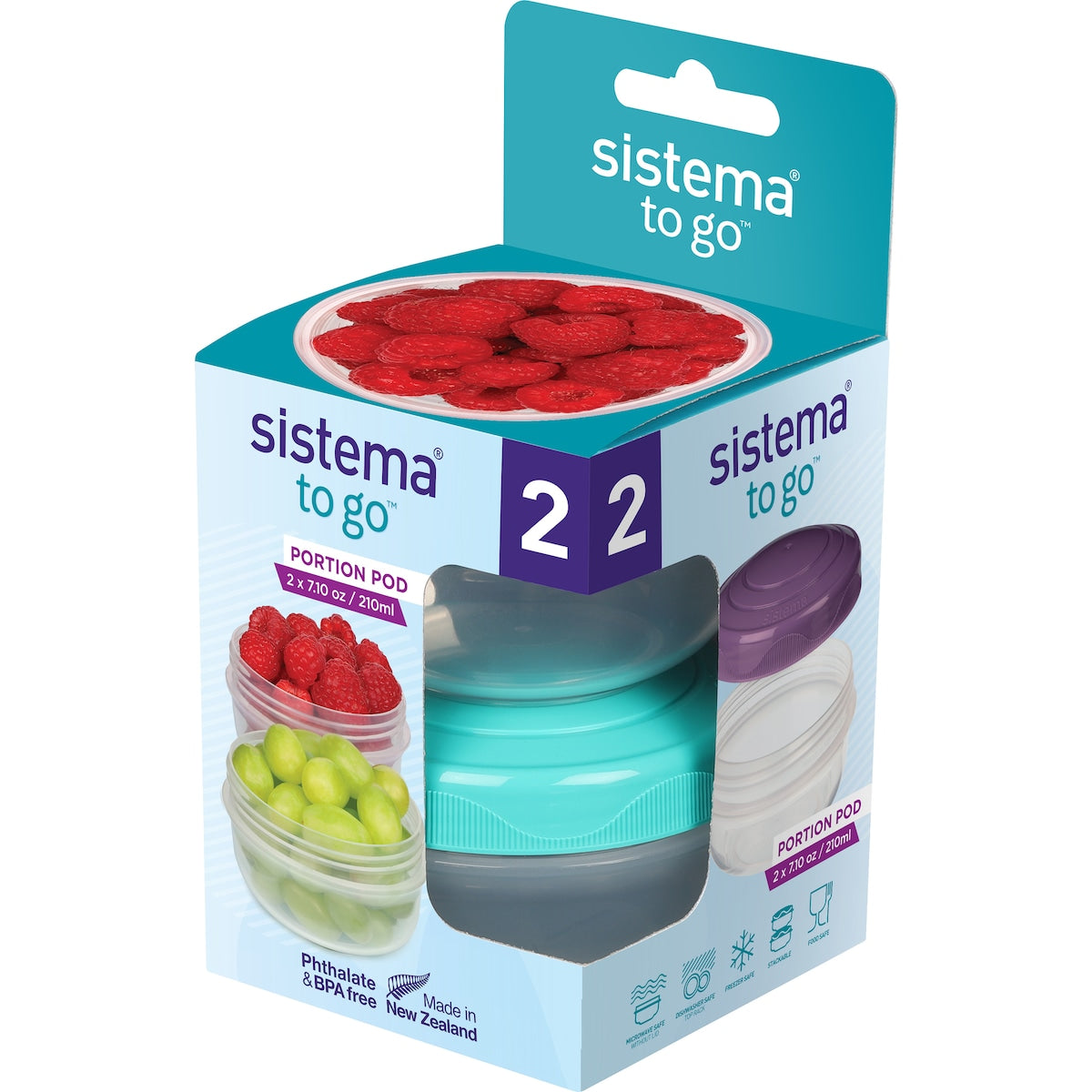 Sistema To Go Portion Pod Assorted 2 Pack