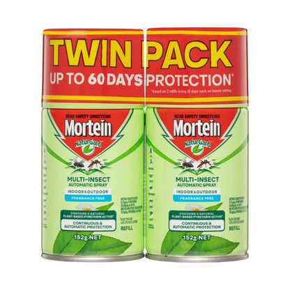 Mortein Naturgard Mik Automatic Spray Fragrance Free Refill - 304g