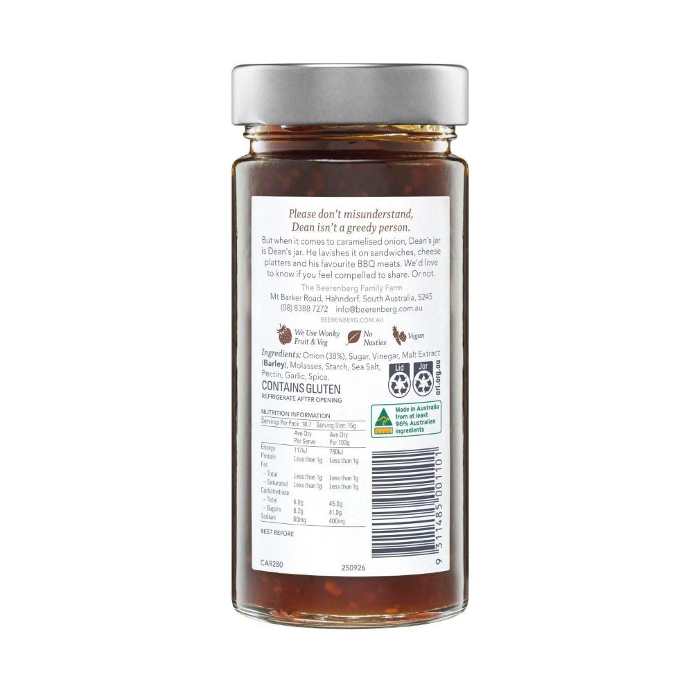 Beerenberg Caramelised Onion Chutney - 280g