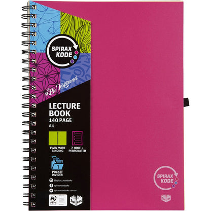 Spirax Kode p958 a4 Lecture 140 Pg Assorted Each