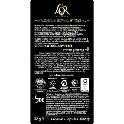 Lor Espresso Lungo Estremo Coffee Pods Nespresso Compatible 10 Pack