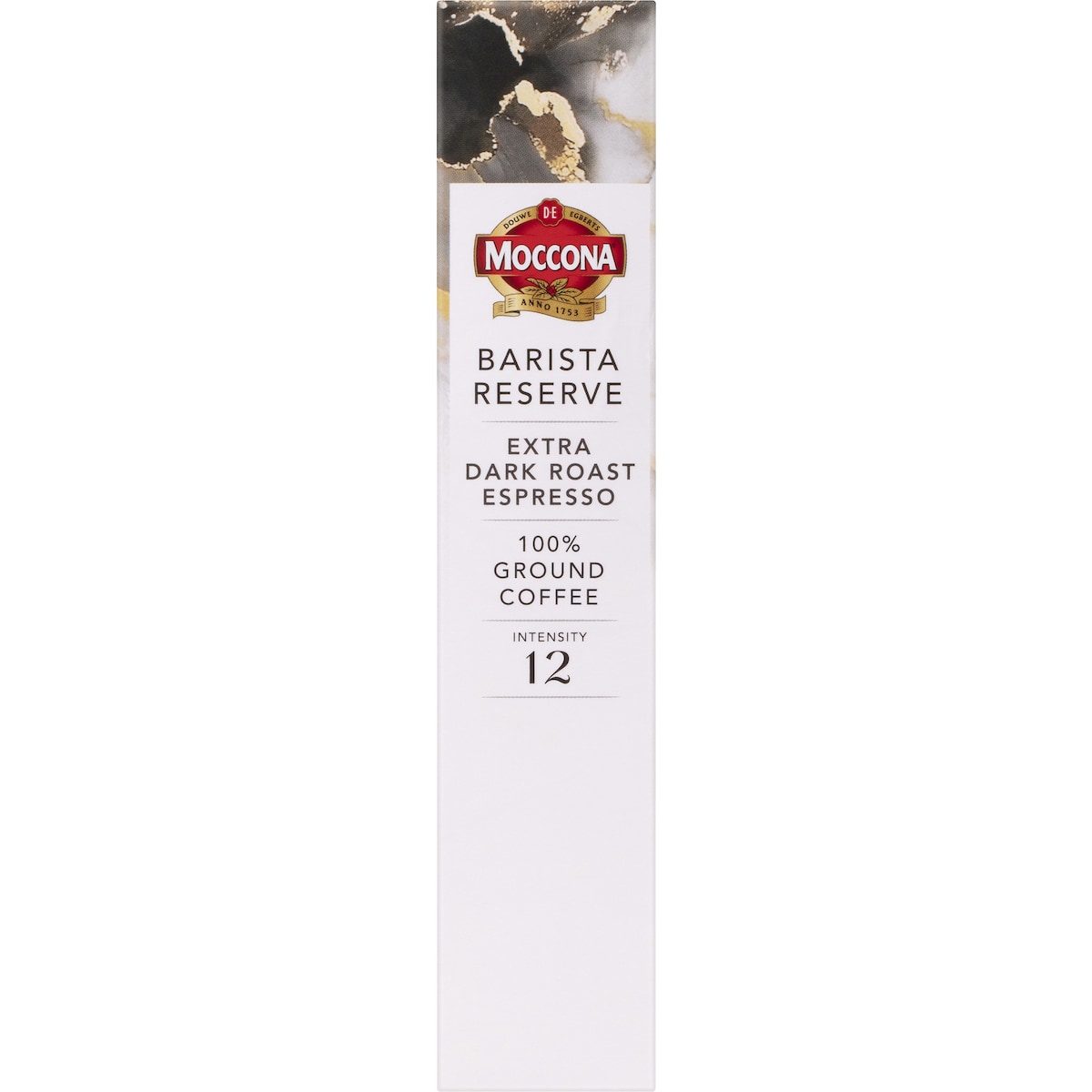 Moccona Barista Reserve Coffee Pods Intense 12 Extra Dark Espresso 10 Pack