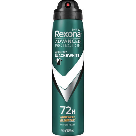 Rexona Men Advanced Protection Deodorant Invisible Dry 220 Ml