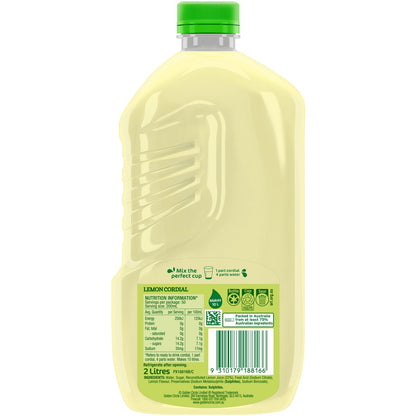Golden Circle Cordials Lemon Cordial 2l