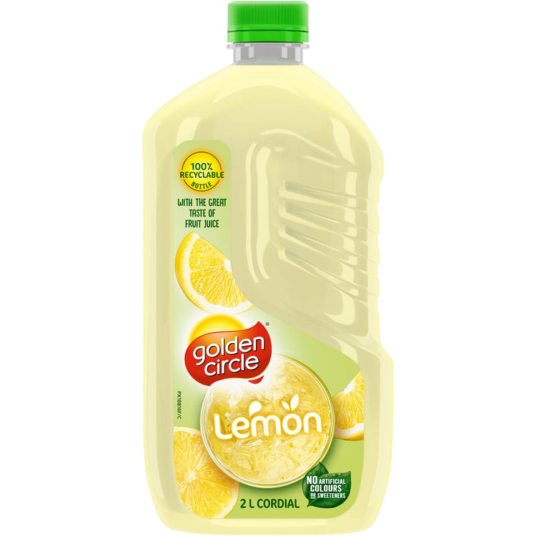 Golden Circle Cordials Lemon Cordial 2l