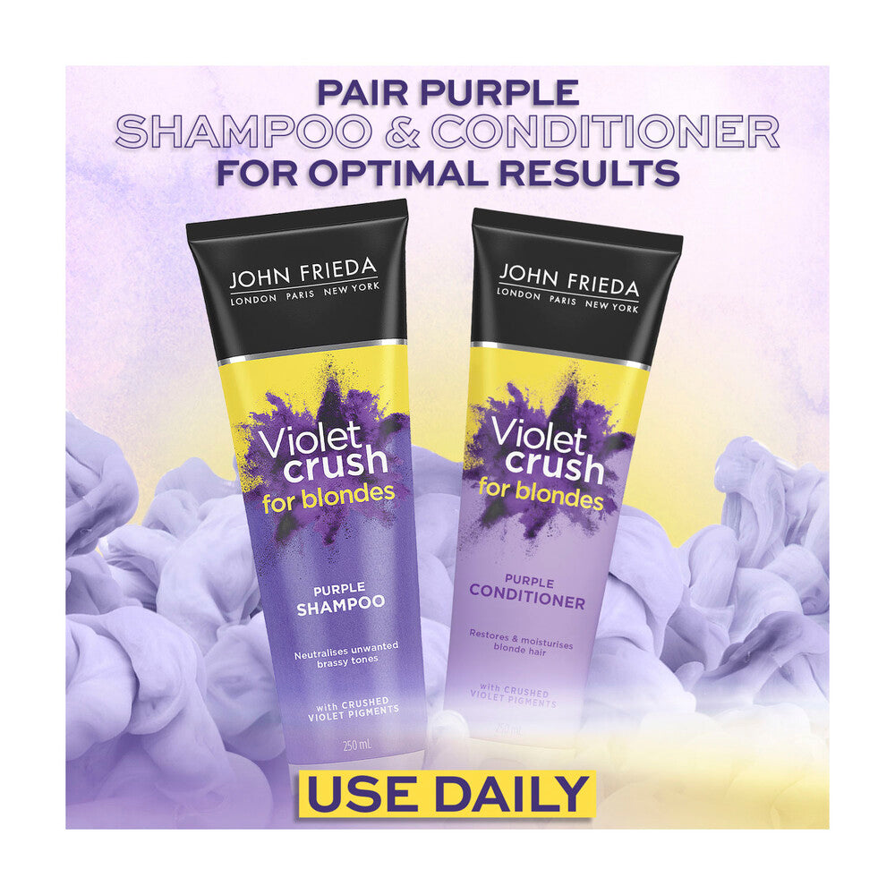 John Frieda Violet Crush Purple Shampoo Tone Refresh - 250mL