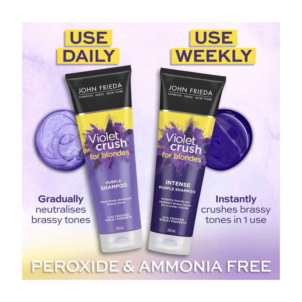 John Frieda Violet Crush Purple Shampoo Tone Refresh - 250mL