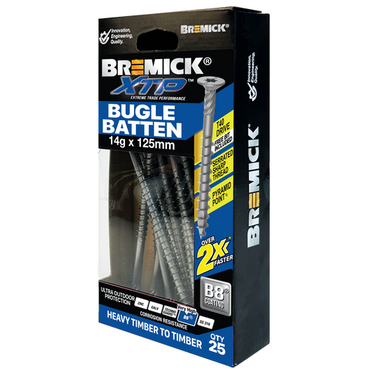 Bremick XTP Bugle Batten - 14g x 125mm - 25 Pack
