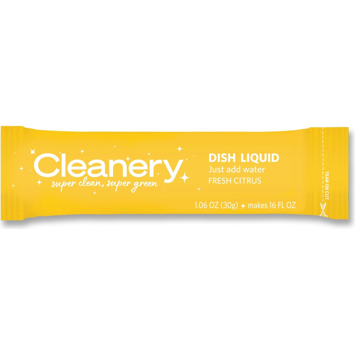 Cleanery Dishwashing Liquid Powder Refill Citrus 30g