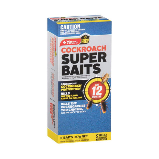 Yates Home Pest Cockroach Super Baits6 pack - 6 pack