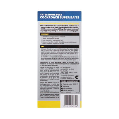 Yates Home Pest Cockroach Super Baits - 6 pack