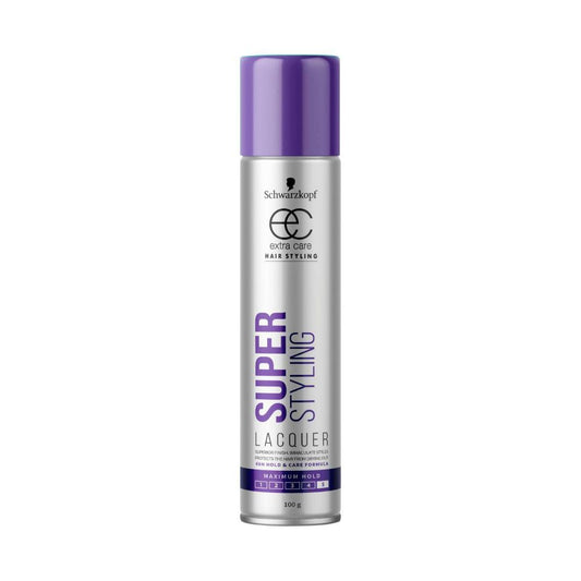 Schwarzkopf Extra Care Super Styling Hold Hair Lacquer - 100g