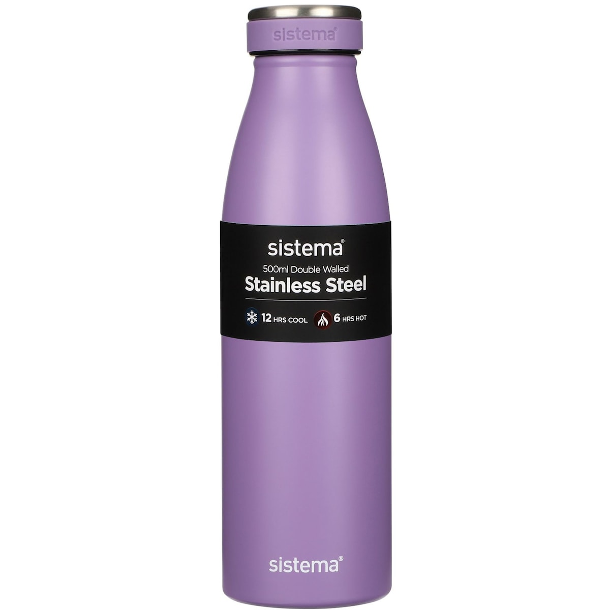 Sistema Double Walled Stainless Steel Bottle Assorted 500ml Each