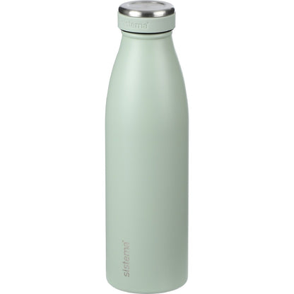 Sistema Stainless Steel Bottle Double Walled Assorted 500ml