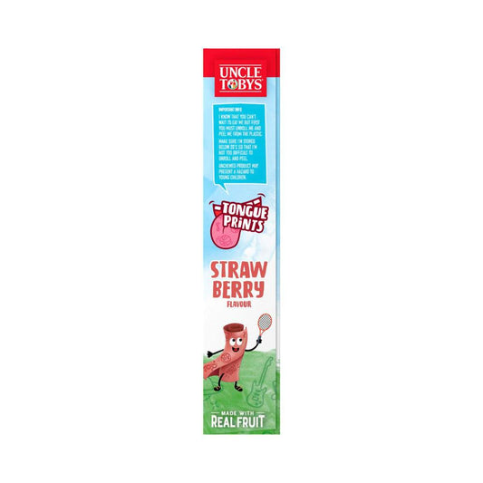 Une Tobys Roll-ups Strawberry Fun Prints Snacks Made With Real Fruit - 94g