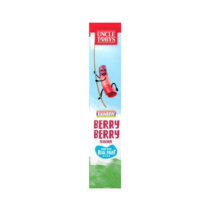 Une Tobys Roll-ups Rainbow Berry Lunchbox Snacks Made With Real Fruit - 94g