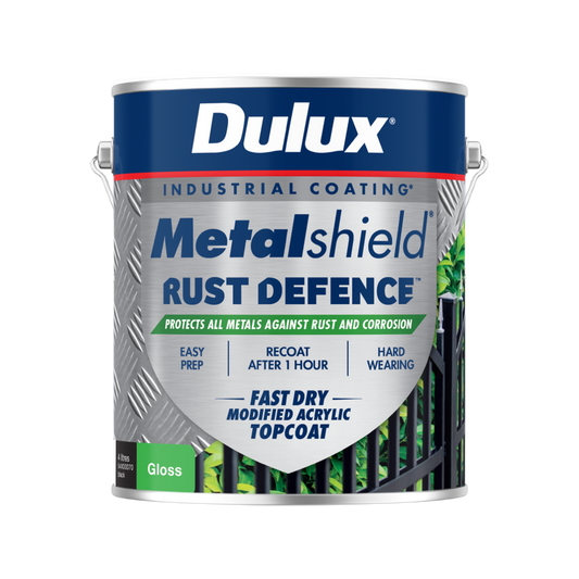 Dulux Metalshield Rust Defence - 4L - Black Gloss
