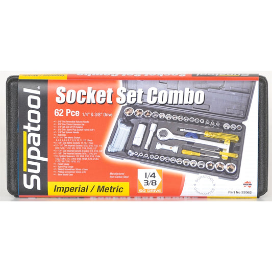 Supatool Socket Set - 62 Piece