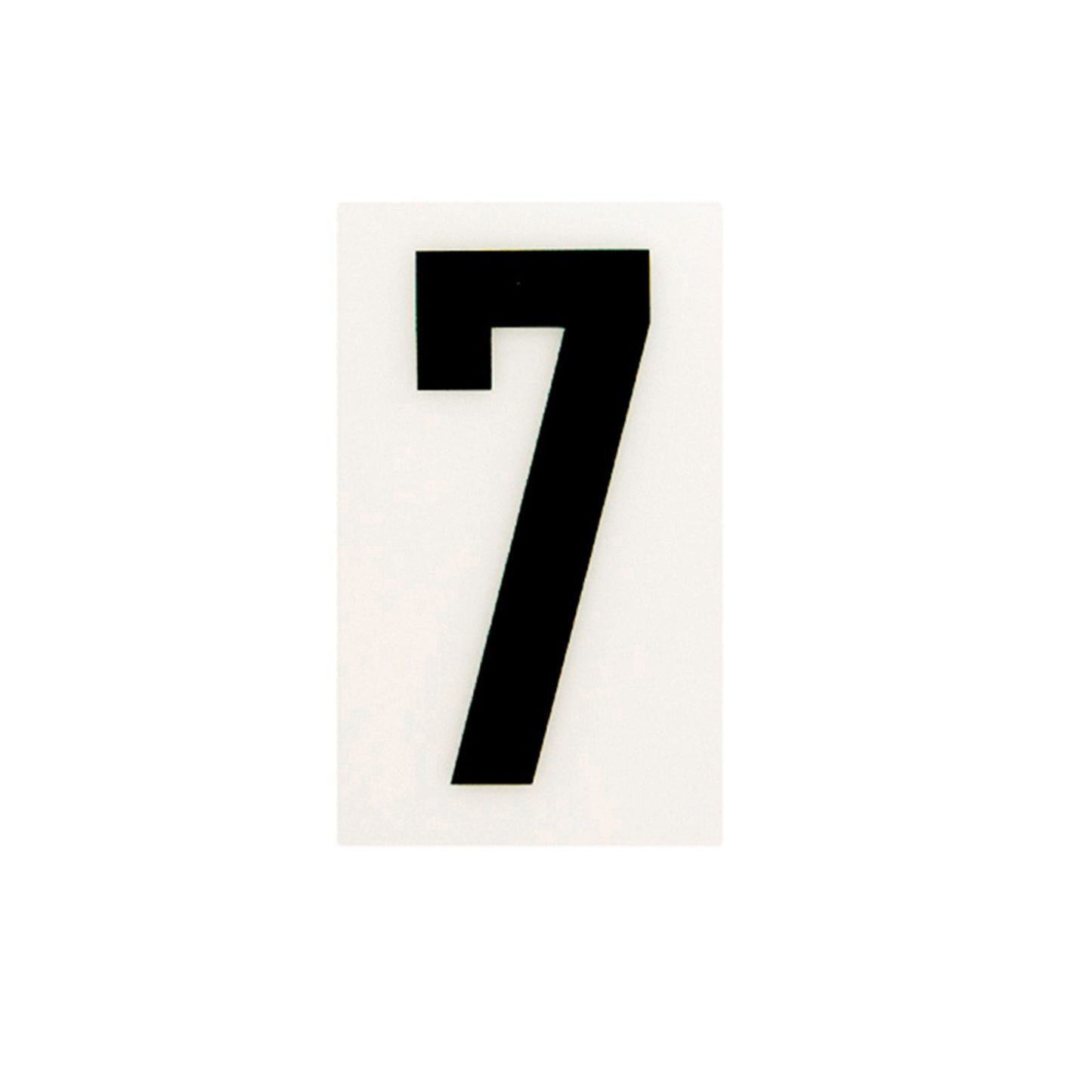 Sandleford Self Adhesive House Number 7 - 85mm - White