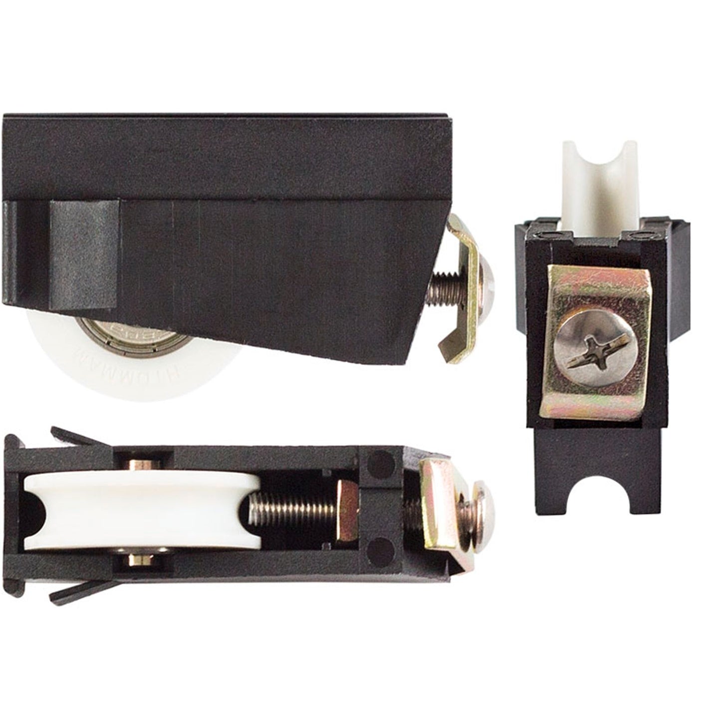 Rolltrak Adjustable Nylon Carriage - 66 x 39mm