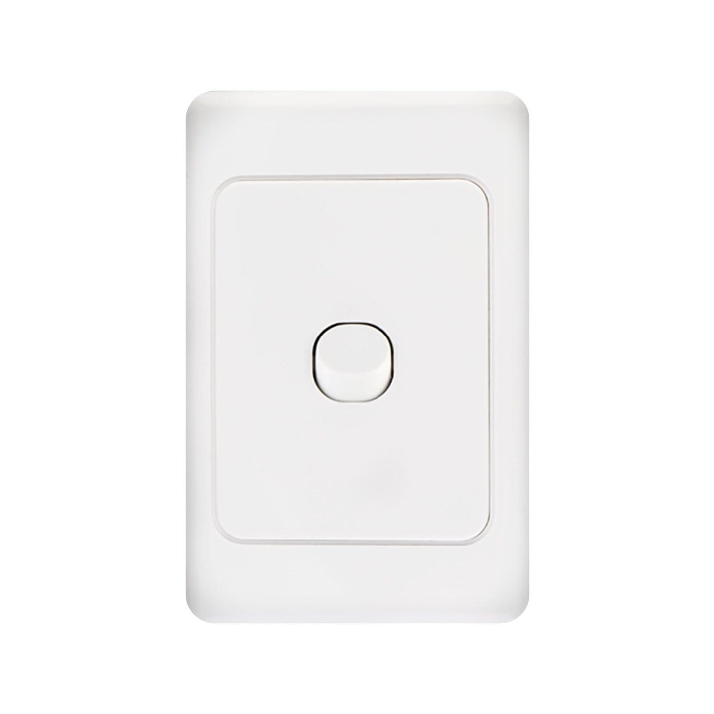 Deta White 1 Gang Vertical Switch