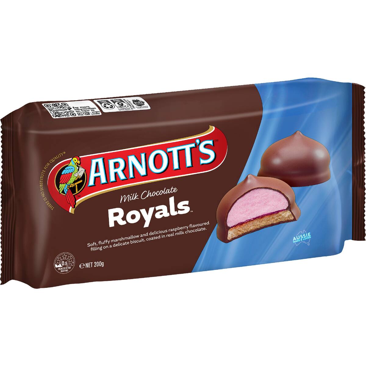 Arnott's Royals Milk Chocolate Biscuits 200g