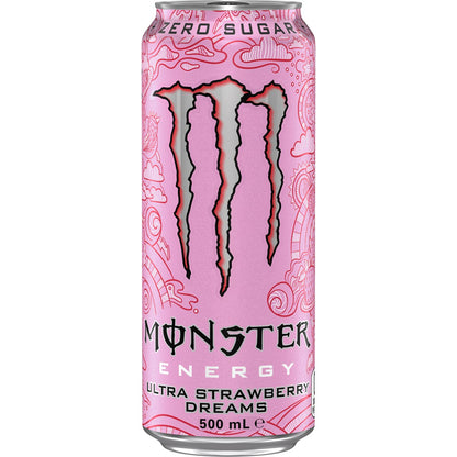 Monster Energy Ultra Strawberry Dreams Drink 500mL